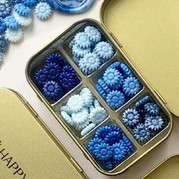 【専用】❋ビーズフラワー❋ ビーズ DXフラワービーズ 14mm 約200個入 プラスチックビーズ SH