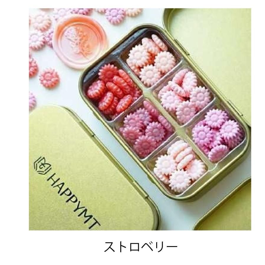 HAPPYMT【フラワーワックスビーズキャンディボックス】台湾文具 HAPPYMT【フラワーワックスビーズキャンディボックス】台湾文具