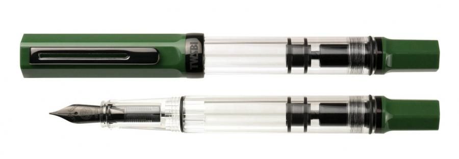 TWSBI ECO ツイスビーエコ　万年筆　スタブ 1.1 トランスグリーン ツイスビー 万年筆 エコ グローグリーン EF/F/M/B/スタブ1.1