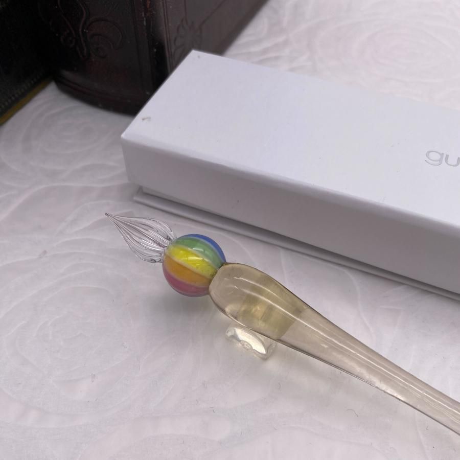 ぐり工房　虹ジェリー（梅酒）　ガラスペン ガラスペン 〜虹ジェリー 〜(梅酒) | ぐり工房 Online Shop