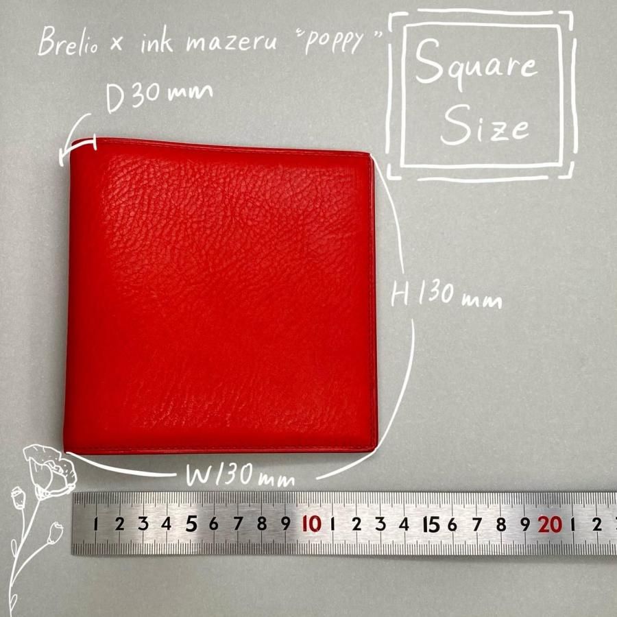 本日限定！限りなく新品に近いTpミネルバ HandcraftbyJUPITER Brelio×ink mazeru】ミネルバボックス 「poppy」M5 Bフラップ