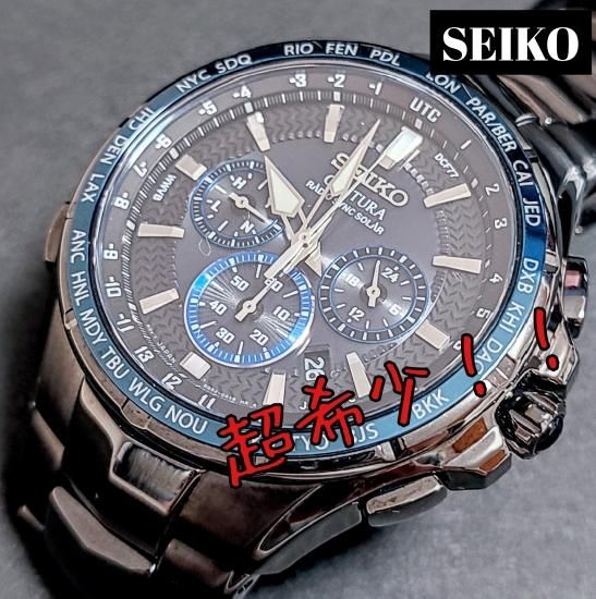 最高級 SEIKO SSG021 セイコー 上級コーチュラ電波ソーラー