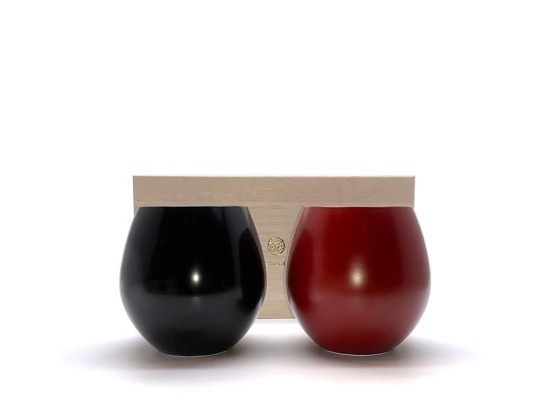 丸嘉小坂漆器店 特注タンブラー(朱色/黒色)
