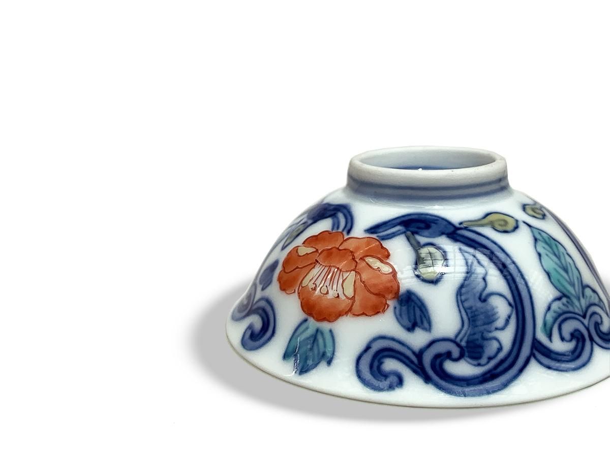 美術工芸品ヴィンテージJAPAN くり抜き技法面取り菓子鉢25❌4㎝