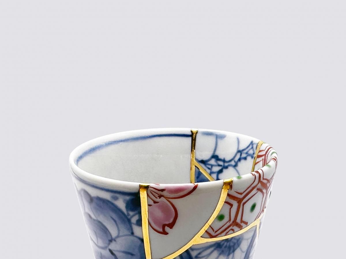 燕岩　透かし青磁香炉　金継ぎ 燕岩 透かし青磁香炉 金継ぎ