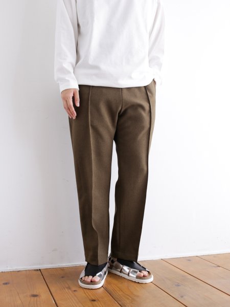 EEL Products "seaside pants(L.GRAY/OLIVE)"