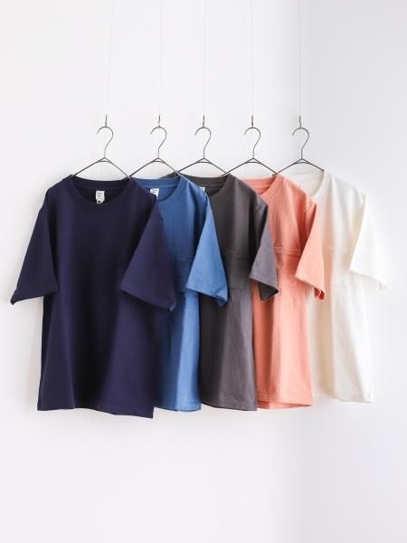 Jackman " Dotsume Pocket T-Shirt (Off White/Coral/Horizon Blue/Gunmetal/Navy ) "