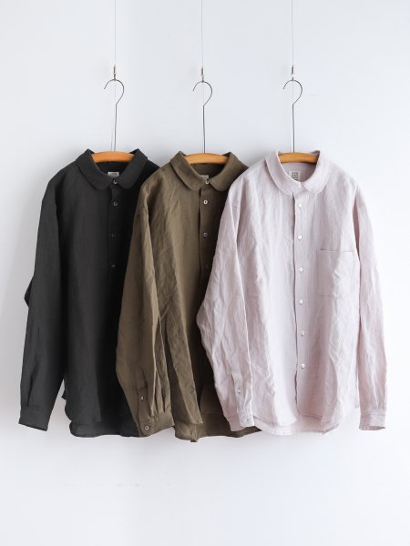 textileman " Shirt -٥륮ͥ»Υ֥-( Ash Pink / Khaki / Charcoal ) "