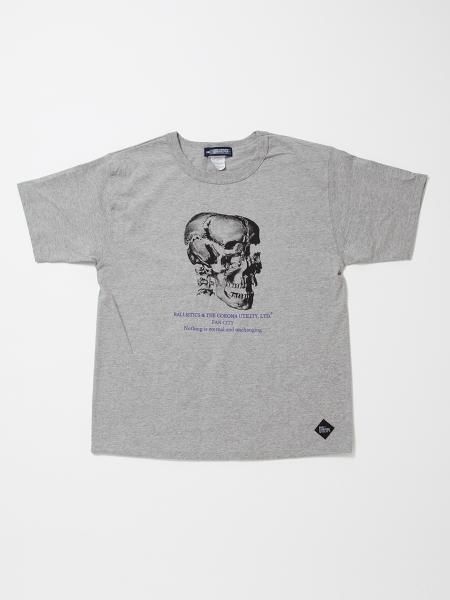 BALLISTICS  THE CORONA UTILITY "SKULL TEE(H.GRAY)"