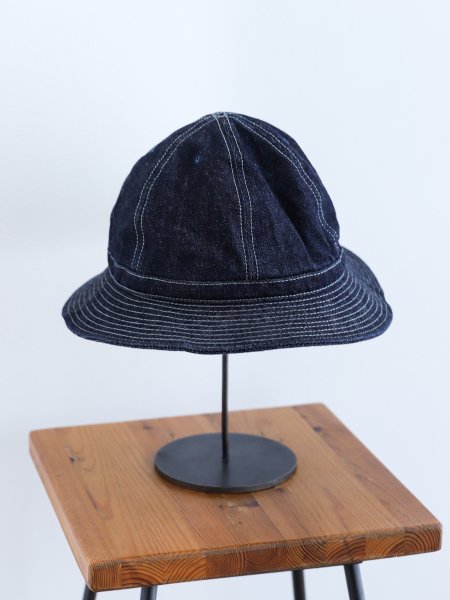 <img class='new_mark_img1' src='https://img.shop-pro.jp/img/new/icons6.gif' style='border:none;display:inline;margin:0px;padding:0px;width:auto;' />HIGHER "SELVEDGE DENIM HAT(onewash)"