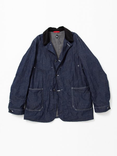 THE CORONA UTILITY "UTILITY WORK COAT(8.5oz HIGH DENSITY INDIGO DENIM
)"