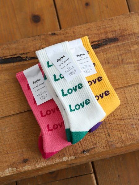 <img class='new_mark_img1' src='https://img.shop-pro.jp/img/new/icons6.gif' style='border:none;display:inline;margin:0px;padding:0px;width:auto;' />decka quality socks "  Love & Peace 2nd Collection "