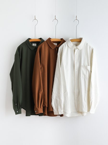 <img class='new_mark_img1' src='https://img.shop-pro.jp/img/new/icons6.gif' style='border:none;display:inline;margin:0px;padding:0px;width:auto;' />textileman "  Shirt -åȥȥΥȥ饤- (White / Green / Brown) "