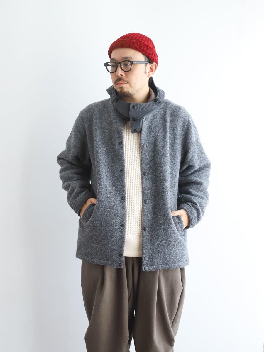 送料込み◆新品 Jackman ジャックマン ウール カラーレス ジャケット ウールジャケット WOOL COLLARLESS JACKET／Jackman（ジャック