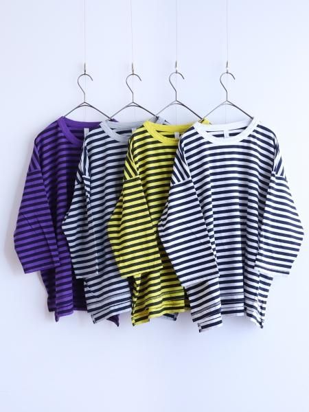 prit " ꥵŷܡ 7ʬµ磻T ( Off White / Gray / Yellow / Purple )"