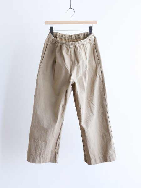 <img class='new_mark_img1' src='https://img.shop-pro.jp/img/new/icons7.gif' style='border:none;display:inline;margin:0px;padding:0px;width:auto;' />Gauze# " DRY COTTON ATELIER PANTS ( Beige / Navy )  "