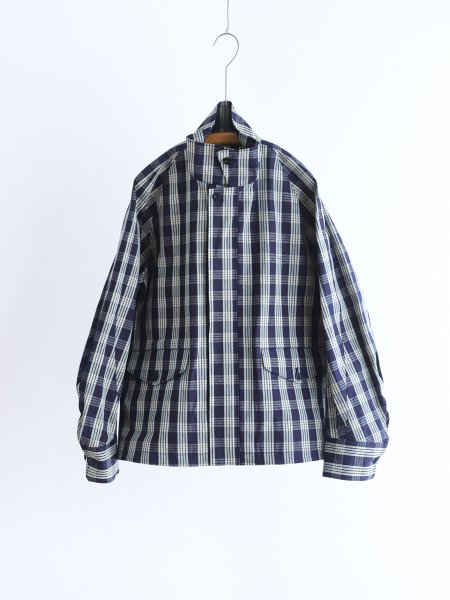 <img class='new_mark_img1' src='https://img.shop-pro.jp/img/new/icons7.gif' style='border:none;display:inline;margin:0px;padding:0px;width:auto;' />Handwerker " HW zip blouson ( Indigo check ) "