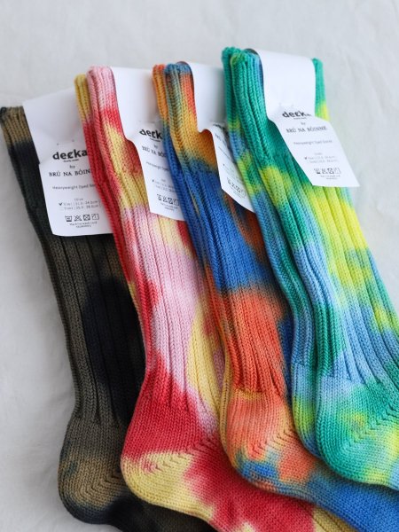 <img class='new_mark_img1' src='https://img.shop-pro.jp/img/new/icons7.gif' style='border:none;display:inline;margin:0px;padding:0px;width:auto;' />decka quality socks " Heavy Weight Dyed Socks (  Green / Blue / Red / Olive )"