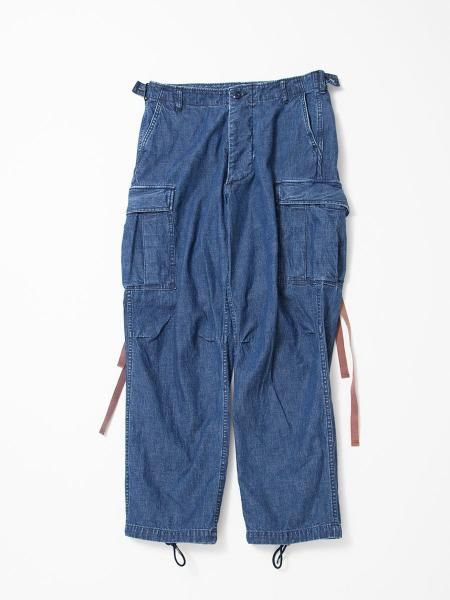 FATIGUE SLACKS "JUNGLE SLACKS(8.5oz HIGH DENSTIY INDIGO DENIM w/SPECIAL BIO-WASH)"