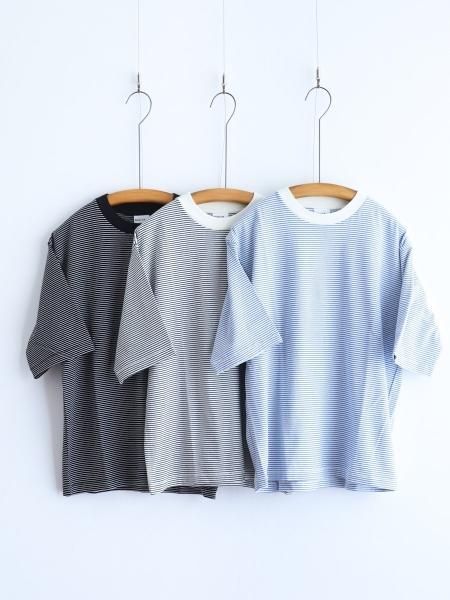 <img class='new_mark_img1' src='https://img.shop-pro.jp/img/new/icons7.gif' style='border:none;display:inline;margin:0px;padding:0px;width:auto;' />Healthknit " Women's NARROW BORDER CREW NECK S/S ( NaturalBlue / NaturalBlack / BlackNatural ) "