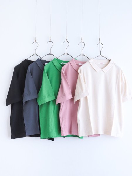 <img class='new_mark_img1' src='https://img.shop-pro.jp/img/new/icons7.gif' style='border:none;display:inline;margin:0px;padding:0px;width:auto;' />FABRIQUE en planete terre " Polo T Short sleeve ( IceGray / Pink / Green / Black ) "