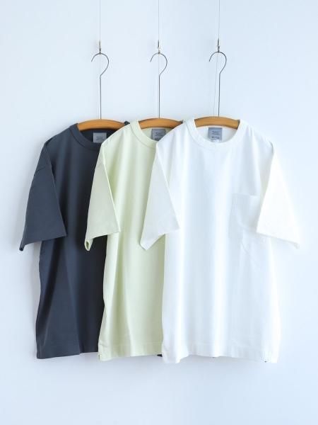 BETTER "AMERICAN COTTON S/S T-SHIRT(OFF WHITE / LEMON / CHARCOAL)"