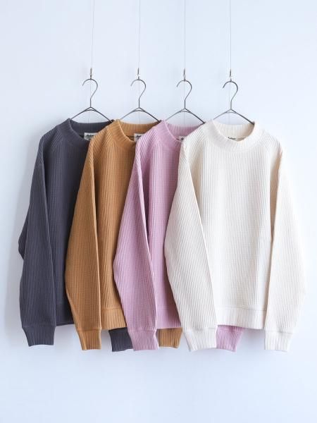 Jackman " Waffle Midneck ( Ivory / Smoky Pink / Yellow Ocher / Falcon Gray)"