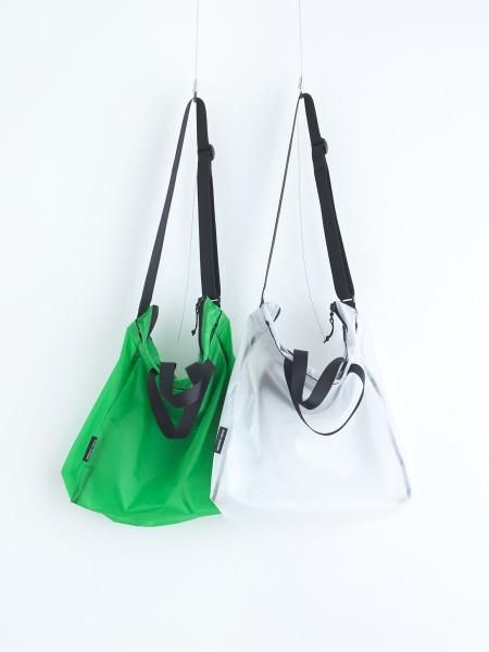 kirahvi yhdeksan " 2Way tote light (white / apple green)"