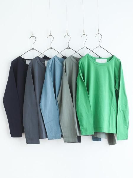 FABRIQUE en planete terre "  Crew neck L/S ( Green / Olive / Ocean gray / Charcoal / Navy) "