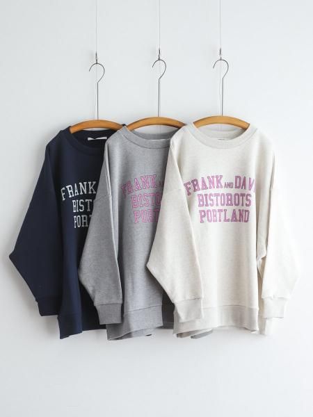 Laboratory " ANONYMOUS SOUVENIR SWEAT PULLOVER ( OATMEAL / MOKU GRaY / NAVY BLACK ) "