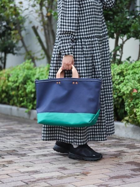 P.T WORKS&DESIGN " TOOL LEATHER HANDLE ( NAVYGREEN-M ) "