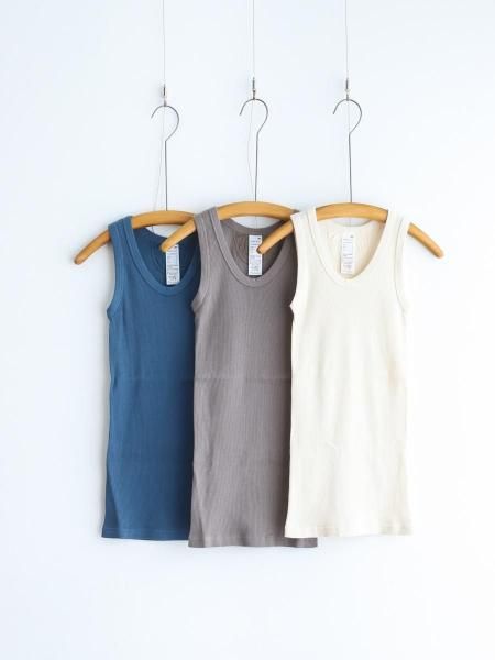 <img class='new_mark_img1' src='https://img.shop-pro.jp/img/new/icons7.gif' style='border:none;display:inline;margin:0px;padding:0px;width:auto;' />FABRIQUE en planete terre " U neck tunk ( Ecru / Pewter gray / Teal blue ) "  