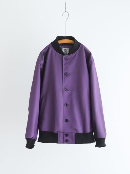 <img class='new_mark_img1' src='https://img.shop-pro.jp/img/new/icons7.gif' style='border:none;display:inline;margin:0px;padding:0px;width:auto;' />Jackman"Satin Award Jacket (Purple)"