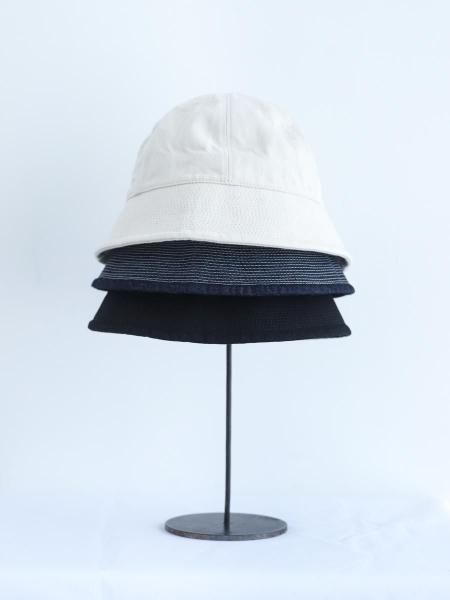 <img class='new_mark_img1' src='https://img.shop-pro.jp/img/new/icons7.gif' style='border:none;display:inline;margin:0px;padding:0px;width:auto;' />HIGHER "12oz DENIM SAILOR HAT (INDIGO / ECRU / BLACK) "