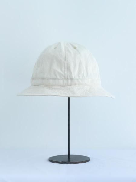 <img class='new_mark_img1' src='https://img.shop-pro.jp/img/new/icons7.gif' style='border:none;display:inline;margin:0px;padding:0px;width:auto;' />HIGHER "SELVEDGE DENIM HAT ( ECRU )"