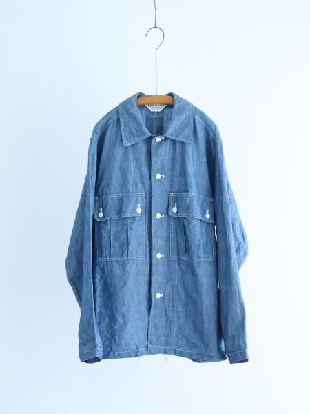 <img class='new_mark_img1' src='https://img.shop-pro.jp/img/new/icons7.gif' style='border:none;display:inline;margin:0px;padding:0px;width:auto;' />BROOXON SHIRT "MIDLANDSHIRT (C/L CHAMBREY)"