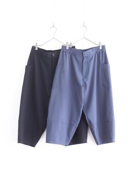 <img class='new_mark_img1' src='https://img.shop-pro.jp/img/new/icons7.gif' style='border:none;display:inline;margin:0px;padding:0px;width:auto;' />SLOWHANDS "Nylon Stretch Baloon Half Pants (Gray / Black)