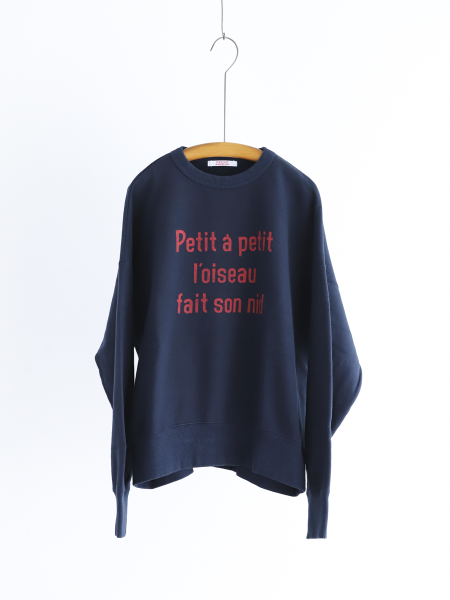 <img class='new_mark_img1' src='https://img.shop-pro.jp/img/new/icons6.gif' style='border:none;display:inline;margin:0px;padding:0px;width:auto;' />FABRIQUE en planete terre "  Oversize size sweat ( Navy ) "