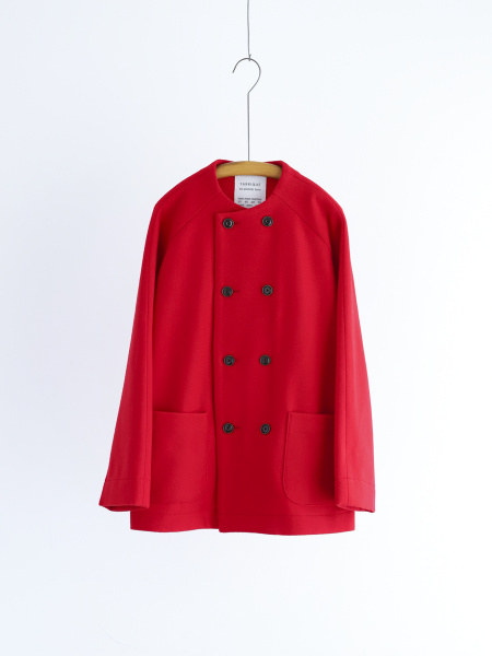 <img class='new_mark_img1' src='https://img.shop-pro.jp/img/new/icons6.gif' style='border:none;display:inline;margin:0px;padding:0px;width:auto;' />FABRIQUE en planete terre " Double button coat ( Red )"