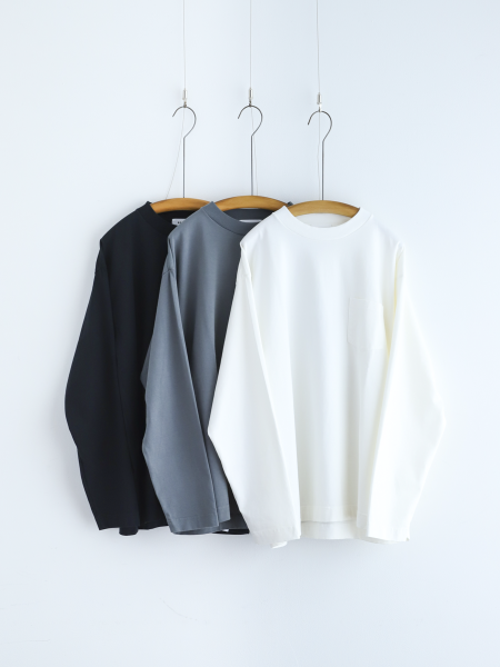 <img class='new_mark_img1' src='https://img.shop-pro.jp/img/new/icons6.gif' style='border:none;display:inline;margin:0px;padding:0px;width:auto;' />BETTER "AMERICAN COTTON L/S T-SHIRT(OFF WHITE / CHARCOAL / BLACK)"