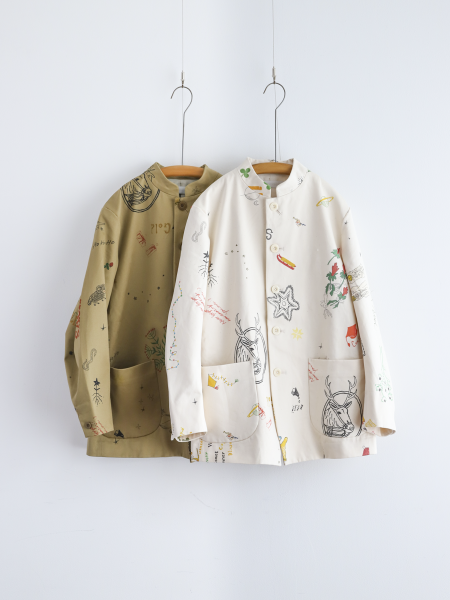 <img class='new_mark_img1' src='https://img.shop-pro.jp/img/new/icons6.gif' style='border:none;display:inline;margin:0px;padding:0px;width:auto;' />ASEEDONCL&#214;UD " Seiyakou uniform jacket ( School memorial print )"