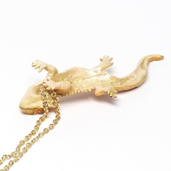 nyui フトアゴヒゲトカゲ　ネックレス Sipka Online Shop / nyui【「bone」ネックレス フトアゴヒゲ