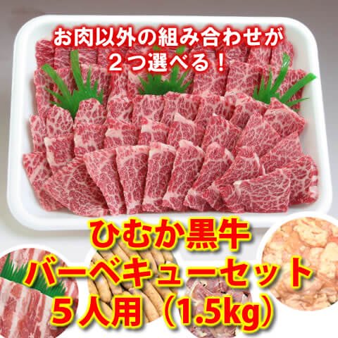 ひむか黒牛バーベキューワイワイセット5人用（1.5kg）【送料無料 ...