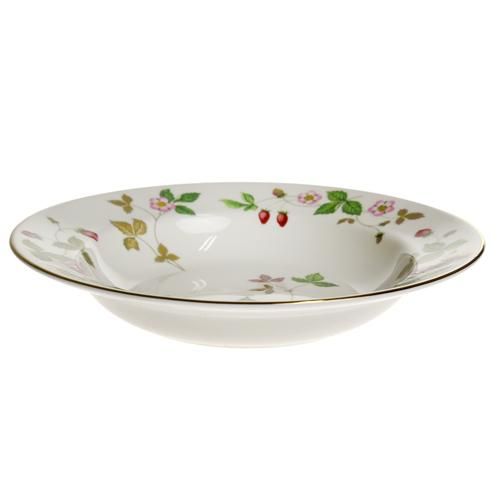 モモママ‼︎ウェッジウッド　ワイルドストロベリー　スーププレート ウェッジウッド (WEDGWOOD) ワイルドストロベリー スープ