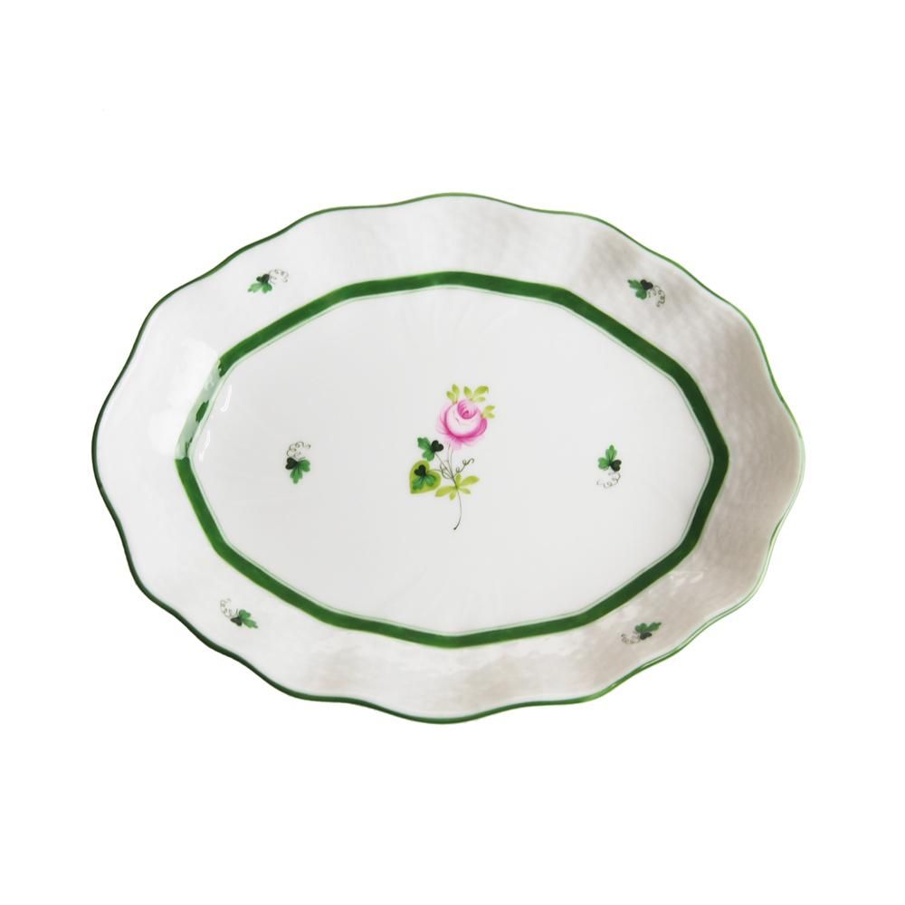 【未使用】ヘレンド　ウィーンのバラ　ファンシーディッシュ ヘレンド ウィーンのバラ 00213-0-00 ファンシーディッシュ 19.5