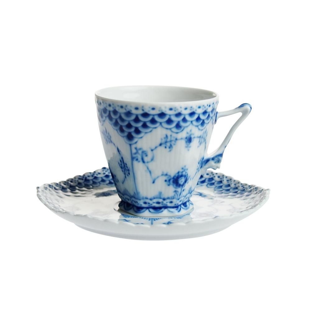 ロイヤルコペンハーゲン 103 068 フルレース コーヒーカップ ソーサー Wレース
