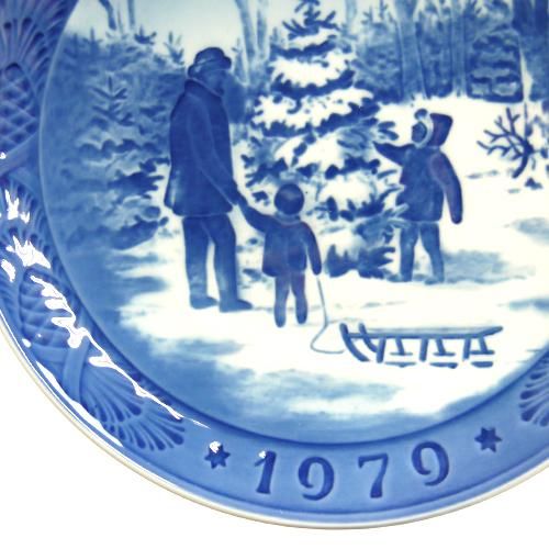 ロイヤルコペンハーゲン イヤープレート 1979年 クリスマス
