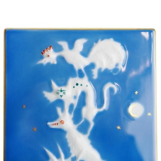 マイセン (Meissen) 陶画 青のメルヘン ブレーメン 93005/9P331