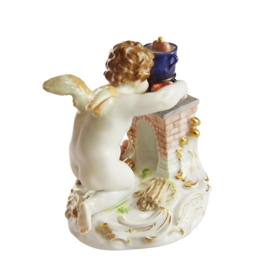 【最終値下です】マイセン　（古マイセン？） ハートを包む天使 最終値下です】マイセン （古マイセン？） ハートを包む天使 - メルカリ