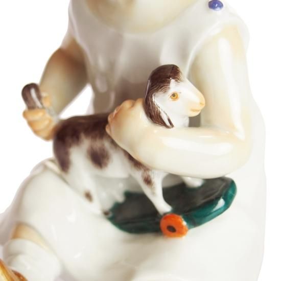 ヴィンテージマイセン (Meissen)ヘンチェル 人形 おもちゃの少年 1900年頃